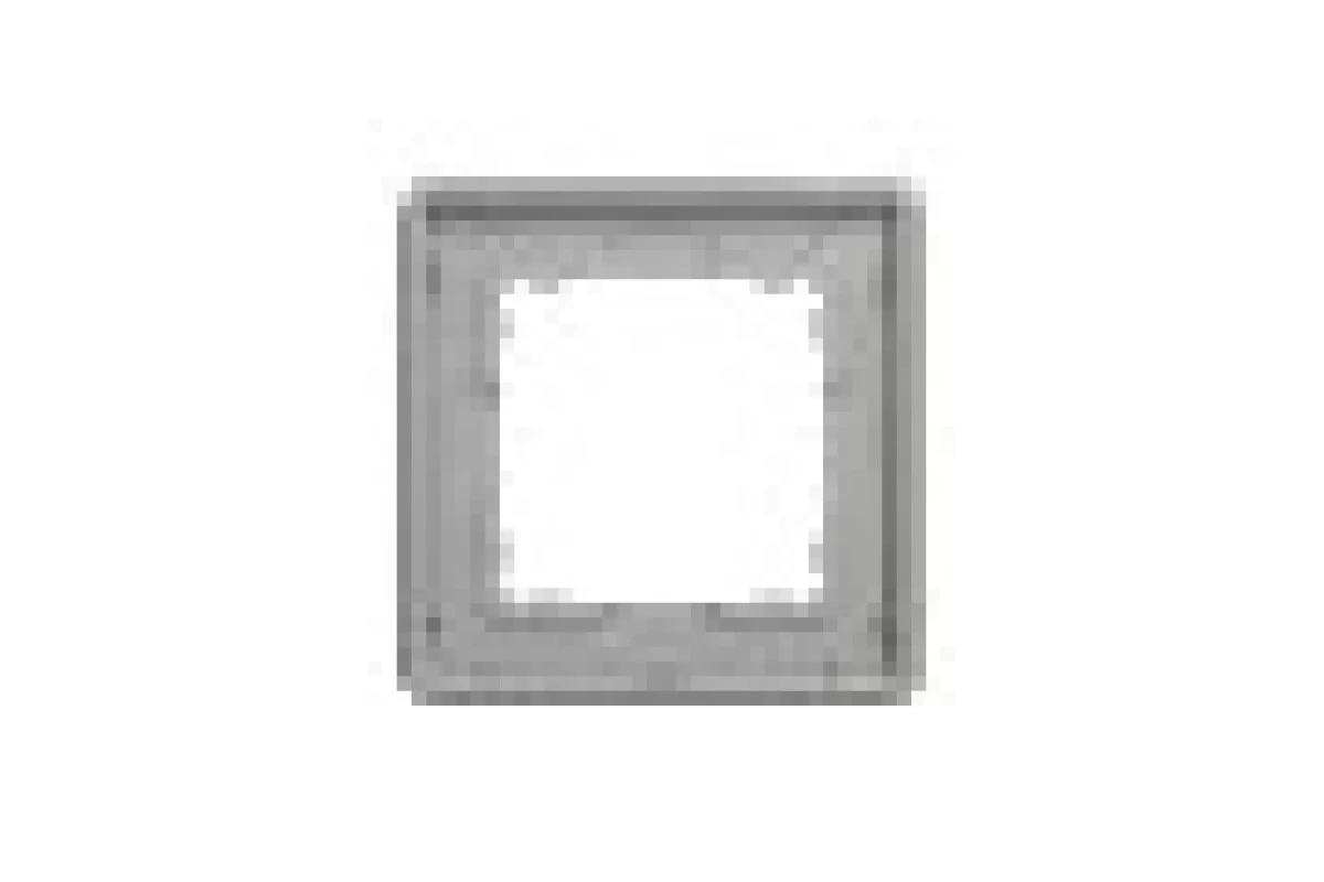 Рамка 1-постовая Искусственное Белое стекло Sedna Elements (SDD360801)