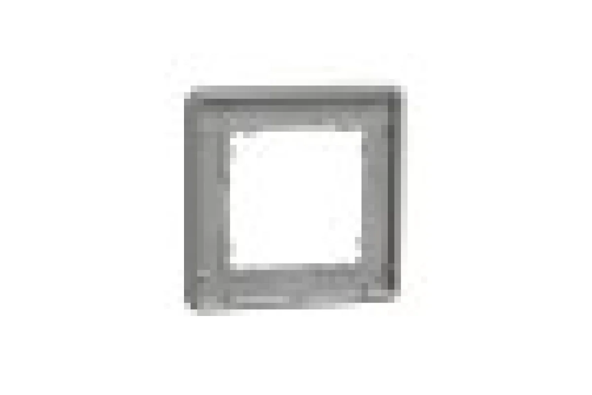 Рамка 1-постовая Искусственное Белое стекло Sedna Elements (SDD360801)