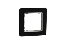 Рамка 1-постова  Штучне чорне скло Sedna Elements (SDD361801)