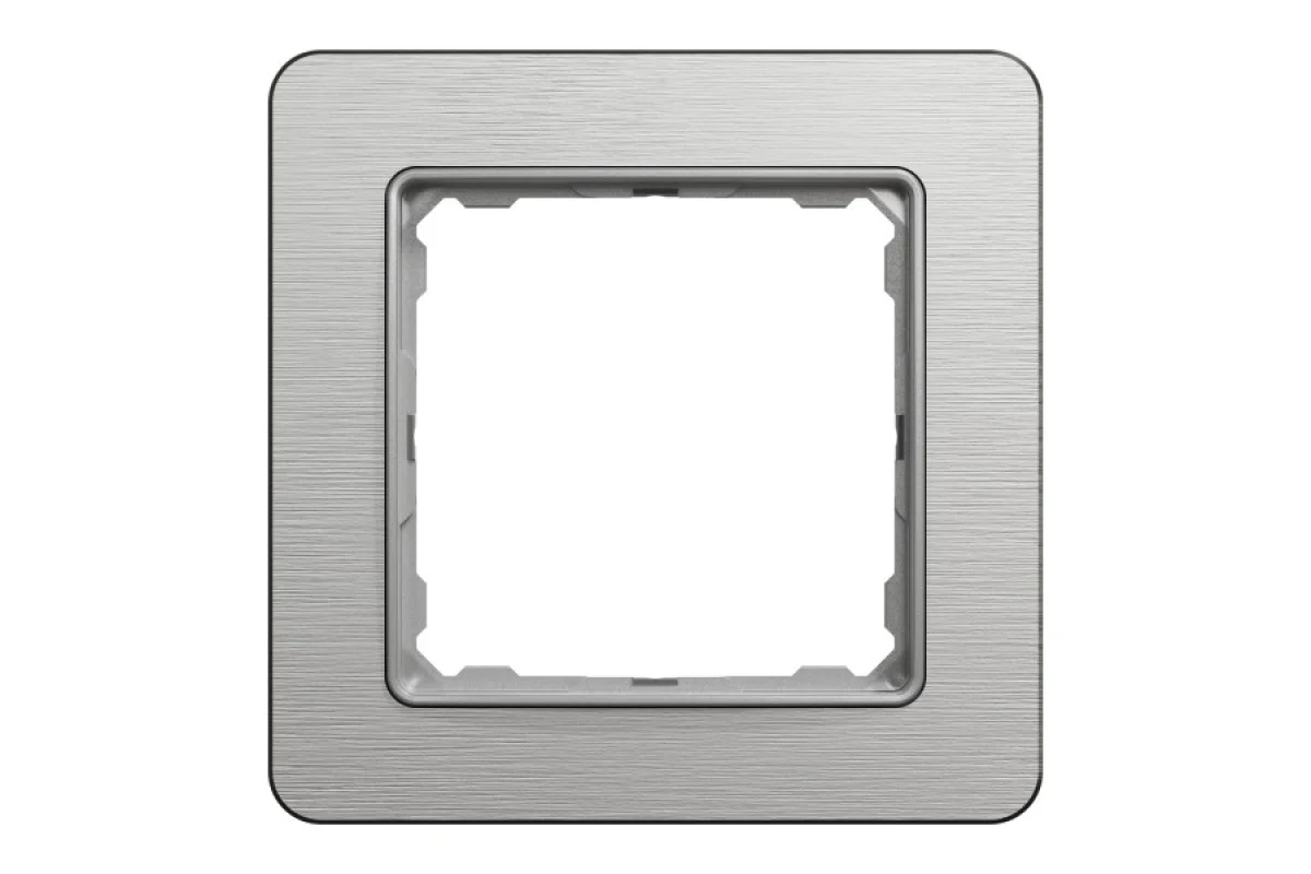 Рамка 1-постовая Матовый алюминий Sedna Elements (SDD370801)