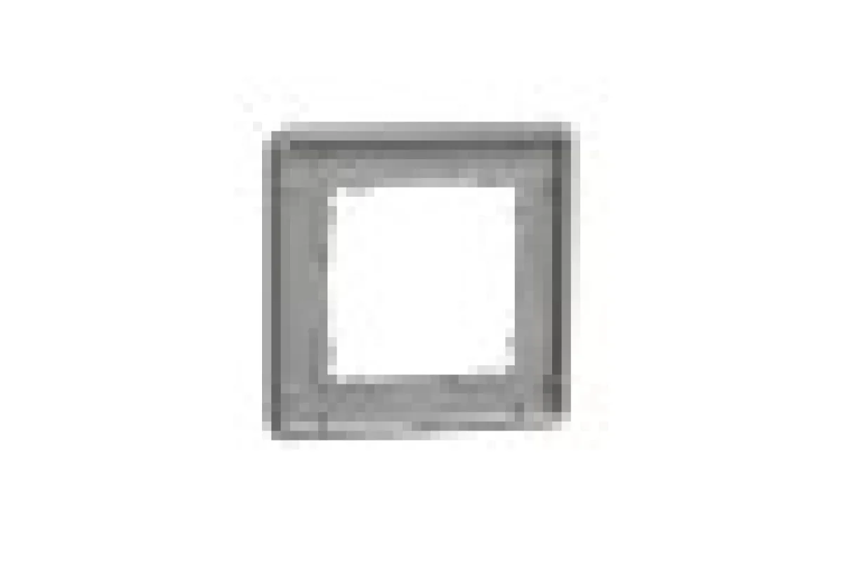 Рамка 1-постовая Матовый алюминий Sedna Elements (SDD370801)