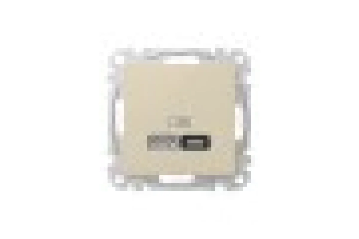 USB розетка A+C, 3 A, 45 Вт, Бежевий Sedna Design (SDD112404)