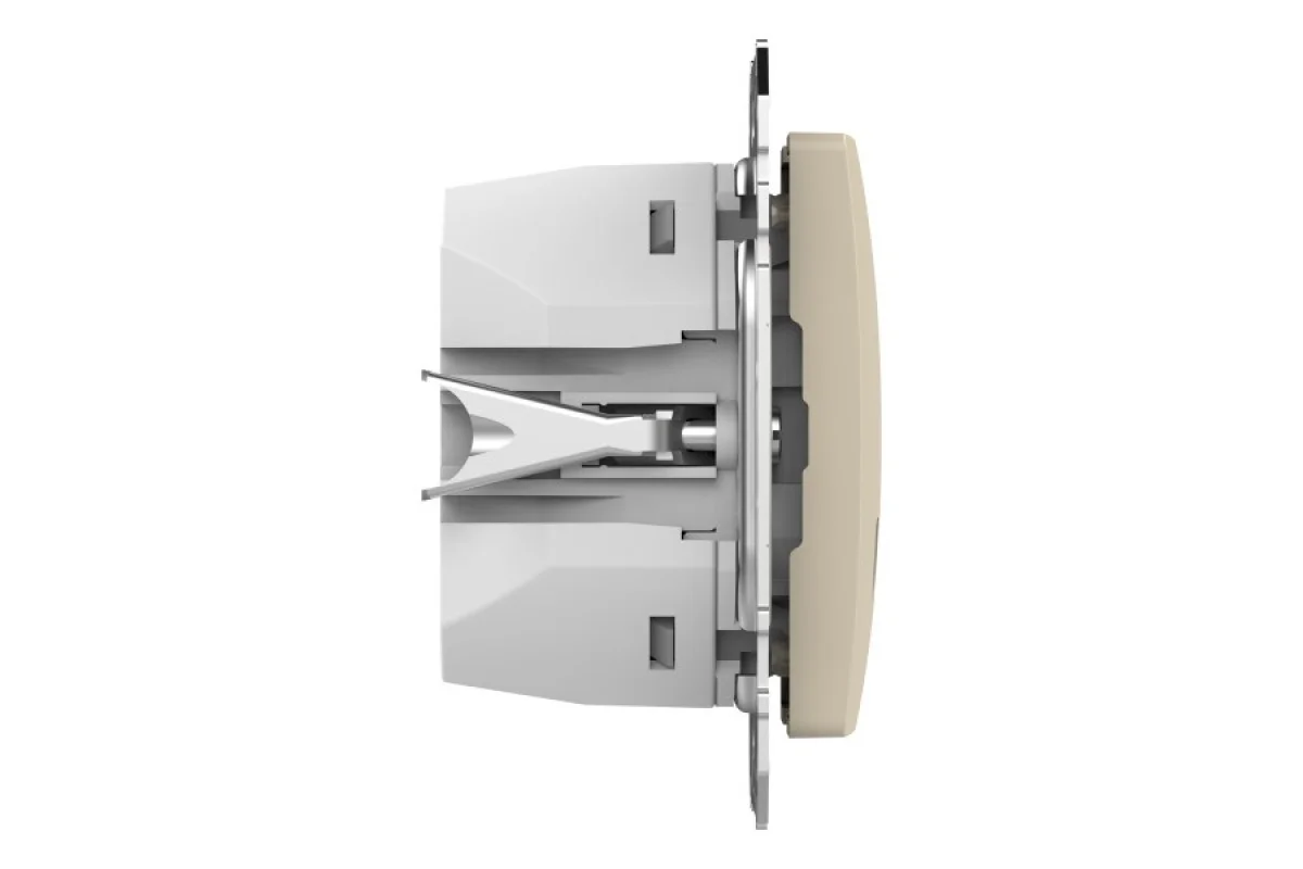 USB розетка A+C, 3 A, 45 Вт, Бежевий Sedna Design (SDD112404)