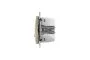 USB розетка A+C, 3 A, 45 Вт, Бежевий Sedna Design (SDD112404)