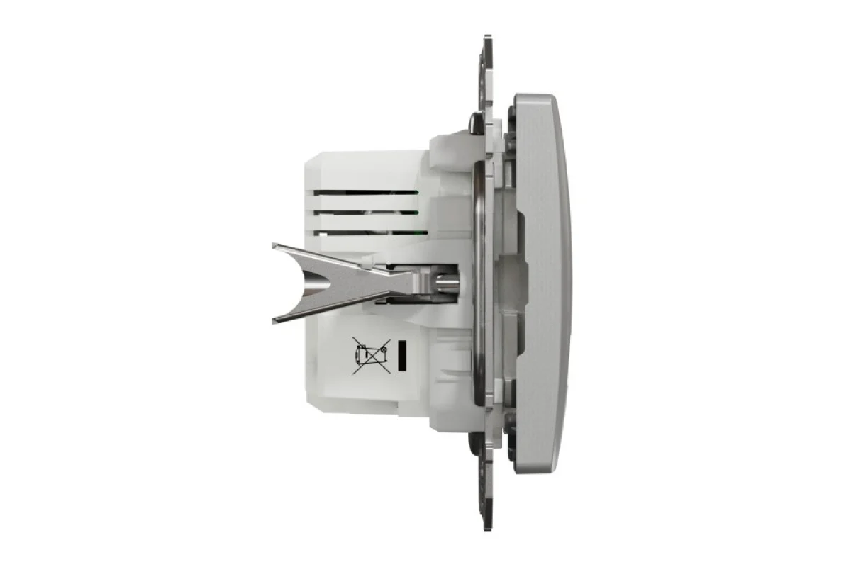 USB розетка ип A+C 2,4A Алюміній Sedna Design (SDD113402)