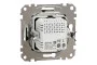 USB розетка тип A+A 2,1A Чорний Sedna Design (SDD114401)