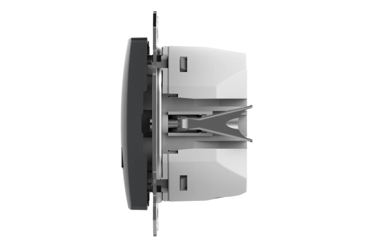 USB розетка A+C, 3 A, 45 Вт, Антрацит Sedna Design (SDD114404)