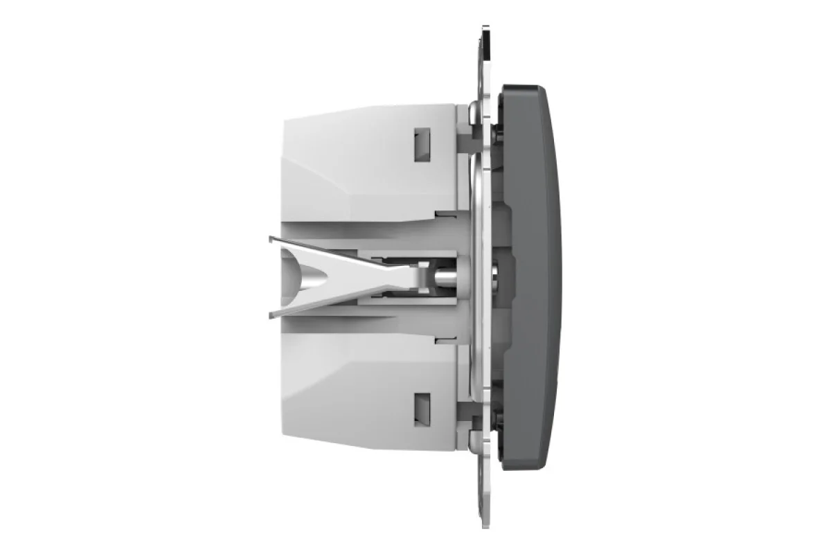 USB розетка A+C, 3 A, 45 Вт, Антрацит Sedna Design (SDD114404)
