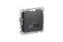 USB розетка A+C, 3 A, 45 Вт, Антрацит Sedna Design (SDD114404)