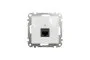 Компьютерная розетка, RJ45 CAT6 UTP, Белая, Sedna Design (SDD111461)