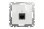 Компьютерная розетка, RJ45 CAT6 UTP, Белая, Sedna Design (SDD111461)