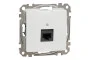 Компьютерная розетка, RJ45 CAT6 UTP, Белая, Sedna Design (SDD111461)