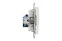 Компьютерная розетка, RJ45 CAT6 UTP, Белая, Sedna Design (SDD111461)