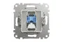 Компьютерная розетка, RJ45 CAT6 UTP, Белая, Sedna Design (SDD111461)