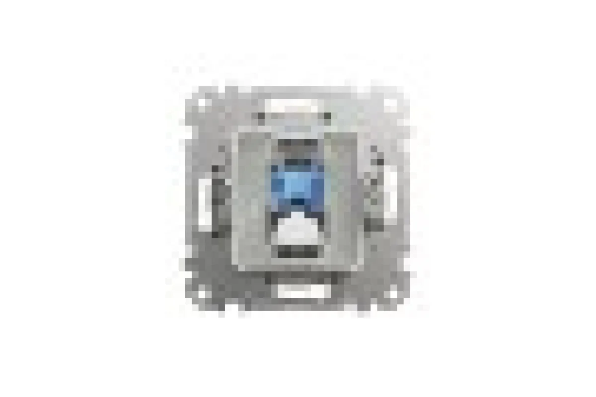 Комп'ютерна розетка, RJ45 CAT6 UTP, Алюміній, Sedna Design (SDD113461)