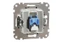 Комп'ютерна розетка, RJ45 CAT6 UTP, Алюміній, Sedna Design (SDD113461)