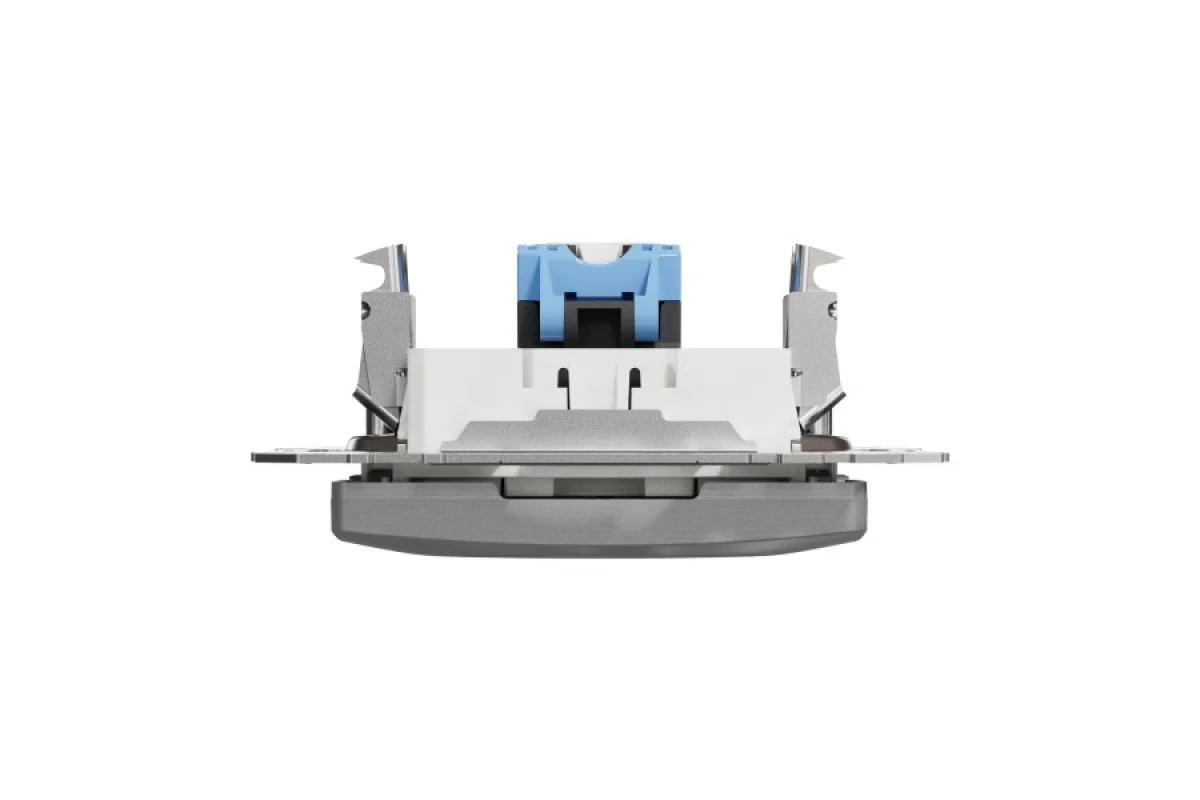 Комп'ютерна розетка, RJ45 CAT6 UTP, Алюміній, Sedna Design (SDD113461)
