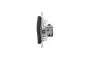 Компьютерная розетка, RJ45 CAT6 UTP, Черная, Sedna Design (SDD114461)