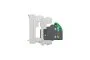 Розетка компьютерная RJ45, одинарная, категория 5 UTP, модуль 1, белый (NU341018)