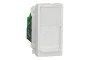 Розетка компьютерная RJ45, одинарная, категория 5 UTP, модуль 1, белый (NU341018)