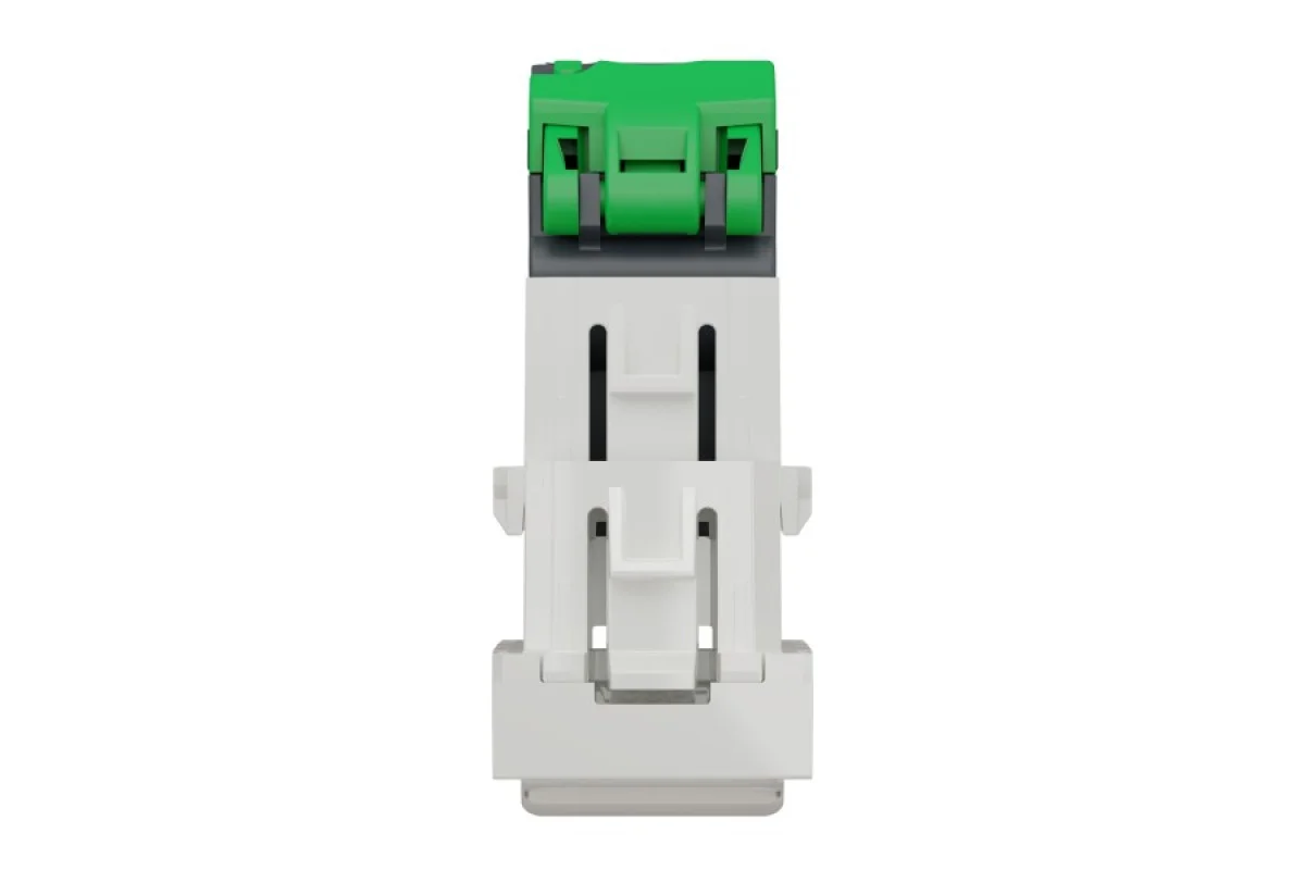 Розетка компьютерная RJ45, одинарная, категория 5 UTP, модуль 1, белый (NU341018)