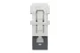 Розетка компьютерная RJ45, одинарная, категория 5 UTP, модуль 1, белый (NU341018)