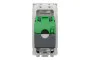 Розетка компьютерная RJ45, одинарная, категория 5 UTP, модуль 1, белый (NU341018)