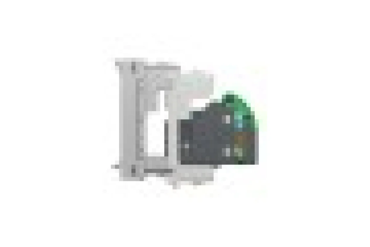 Розетка компьютерная RJ45, одинарная категория 5 UTP, модуль 1, алюминий (NU341030)