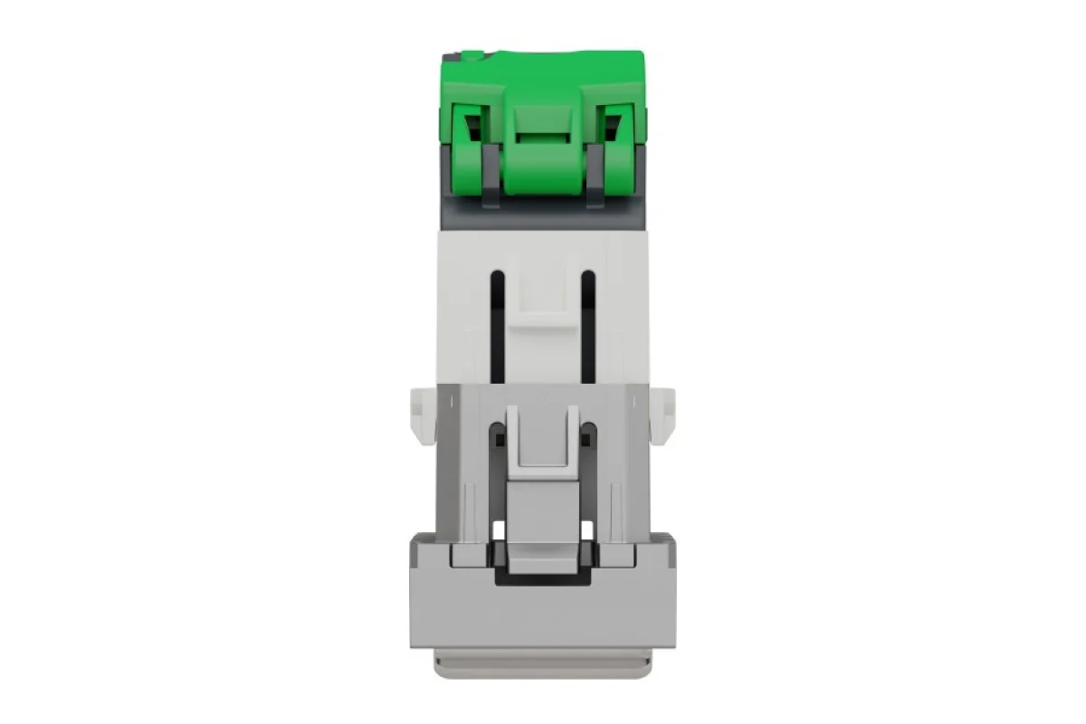 Розетка компьютерная RJ45, одинарная категория 5 UTP, модуль 1, алюминий (NU341030)