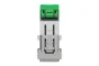 Розетка компьютерная RJ45, одинарная категория 5 UTP, модуль 1, алюминий (NU341030)