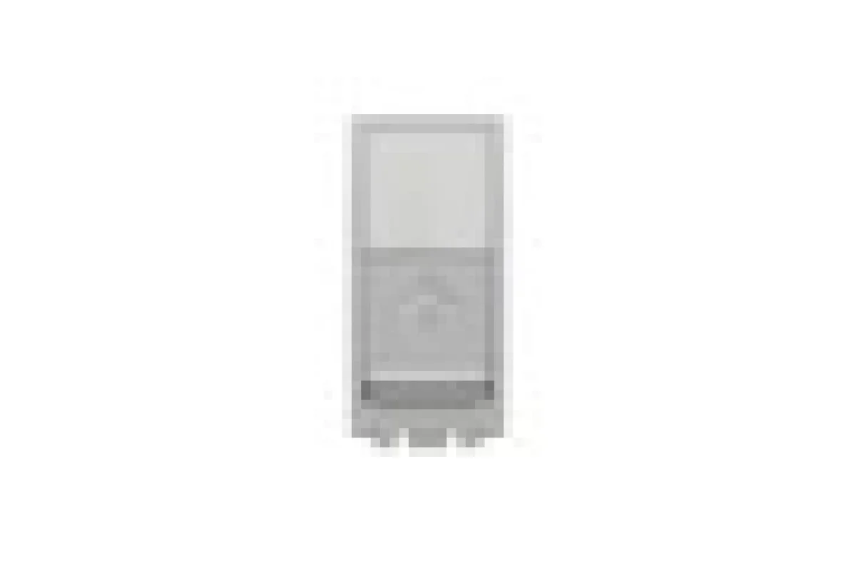 Розетка компьютерная RJ45, одинарная категория 5 UTP, модуль 1, алюминий (NU341030)