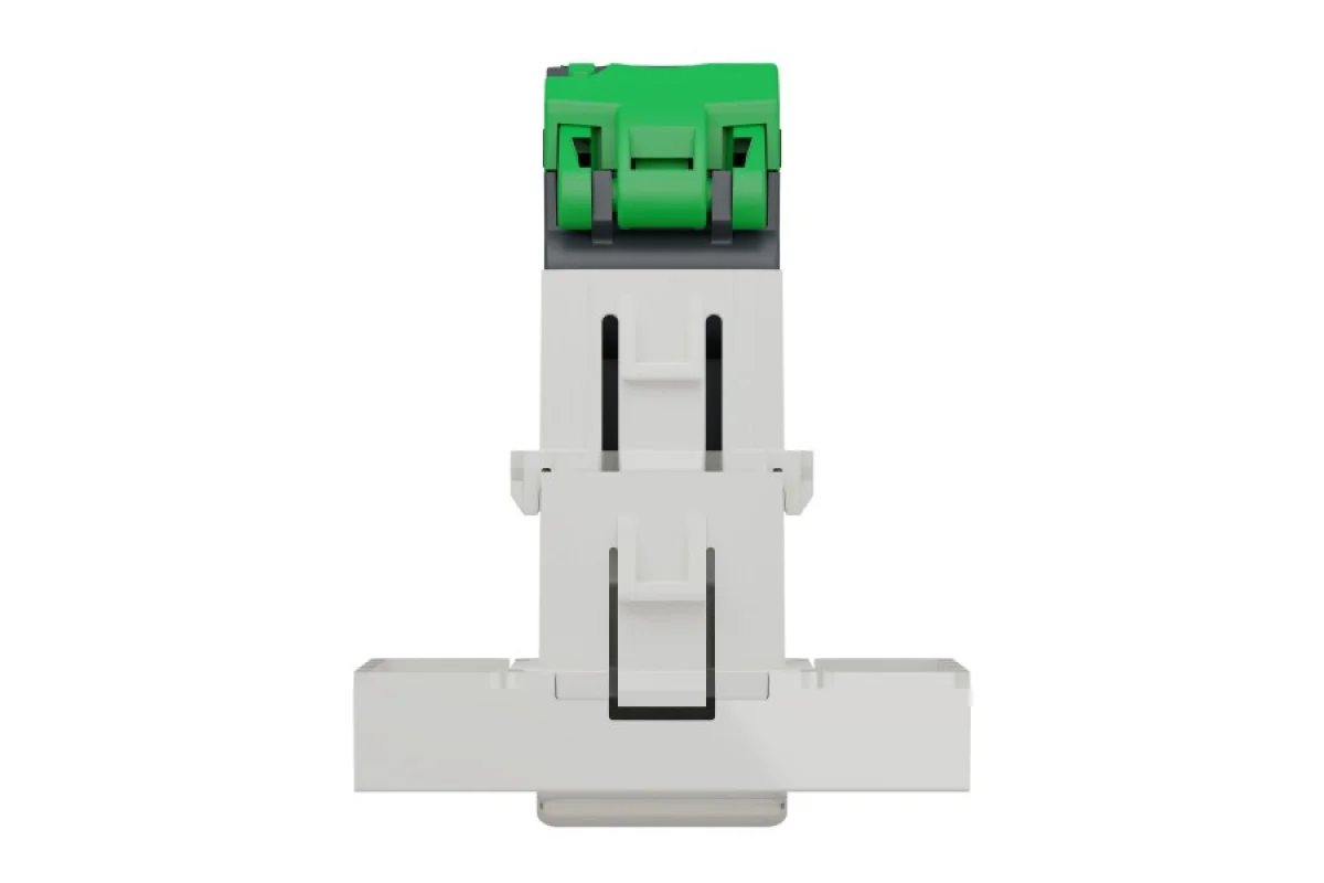 Розетка компьютерная RJ45, одинарная категория 5 UTP, 2 модуля белый (NU341118)