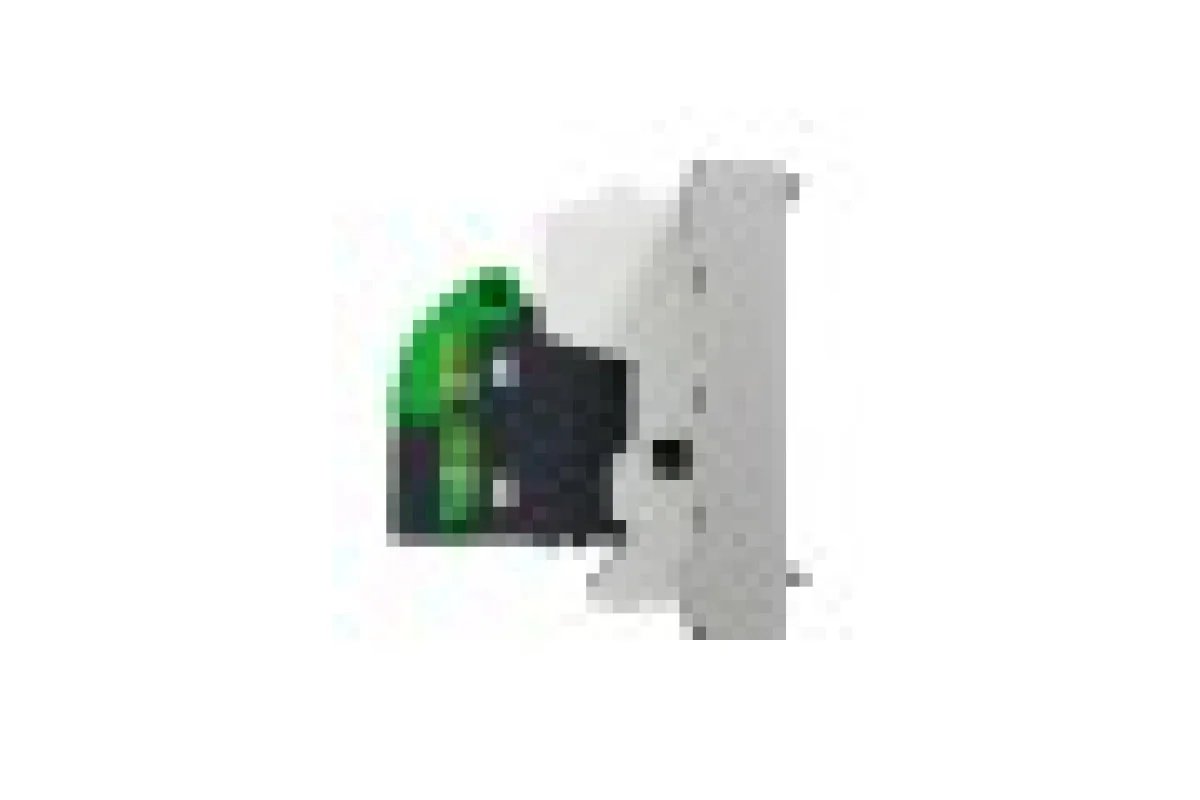 Розетка комп'ютерна RJ45, одинарна категорія 5, UTP, 2 модулі, алюміній (NU341130)