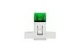 Розетка компьютерная RJ45, одинарная категория 5, STP, 2 модуля белый (NU341318)