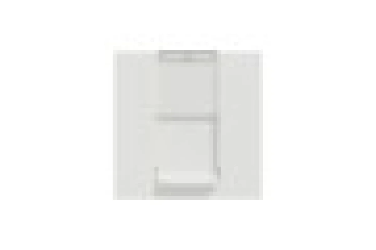 Розетка компьютерная RJ45, одинарная категория 5, STP, 2 модуля белый (NU341318)