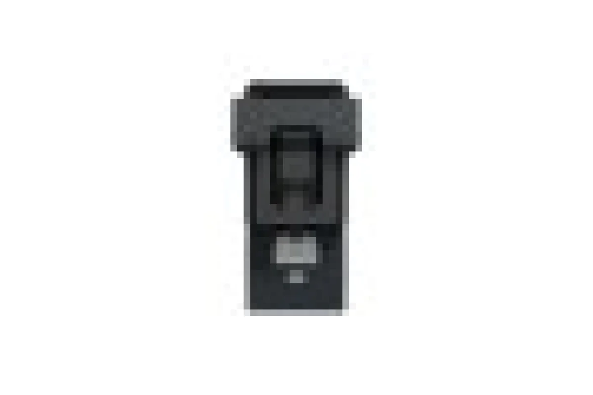 Розетка компьютерная RJ45, одинарная категория 6 UTP, 1 модуль антрацит (NU341454)