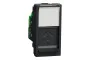 Розетка компьютерная RJ45, одинарная категория 6 UTP, 1 модуль антрацит (NU341454)
