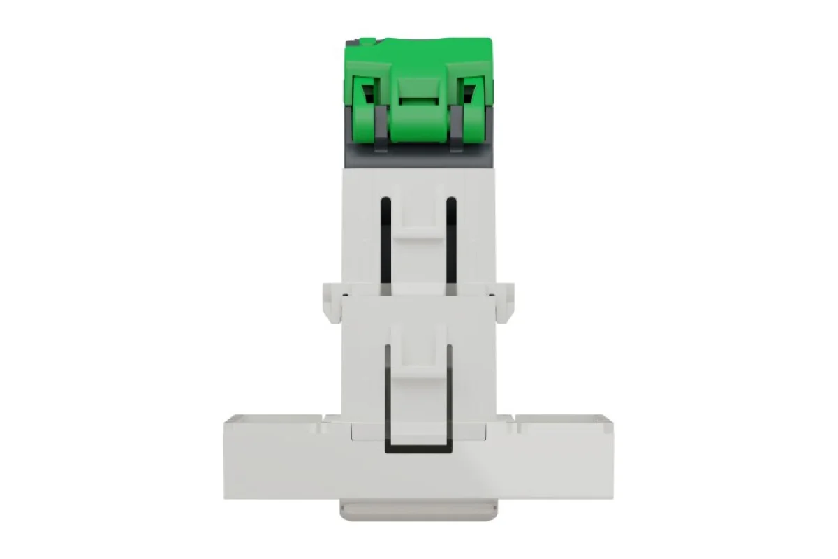 Розетка комп'ютерна RJ45, одинарна категорія 6 UTP, 2 модулі білий (NU341518)