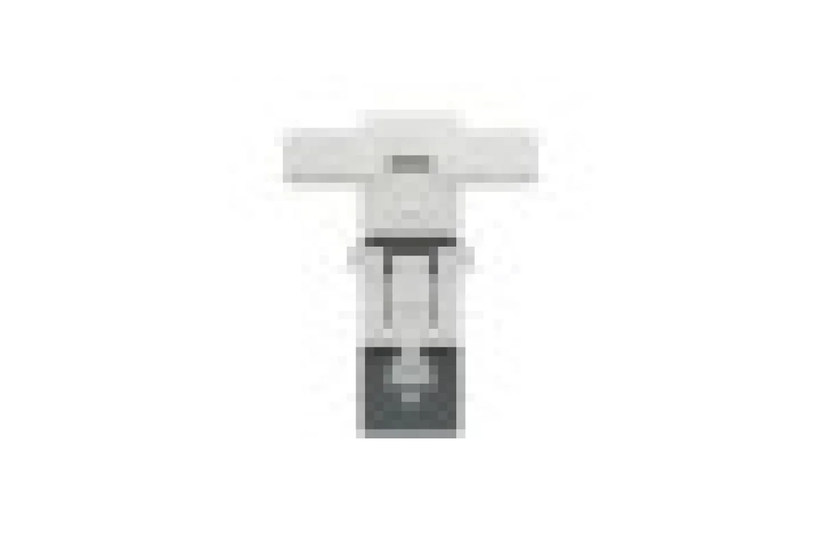 Розетка комп'ютерна RJ45, одинарна категорія 6 UTP, 2 модулі білий (NU341518)
