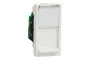 Розетка компьютерная RJ45, одинарная категория 6 STP, модуль 1 белый (NU341618)
