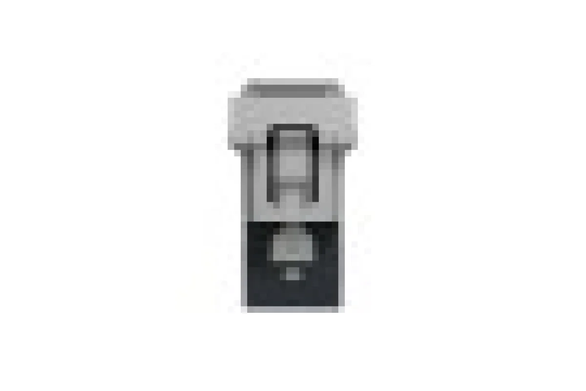 Розетка компьютерная RJ45, одинарная категория 6 STP, 1 алюминий модуль (NU341630)