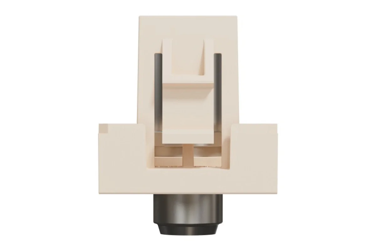 Розетка Coaxial F-type, 1 модуль, бежева Unica New Studio (NU346844)