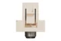 Розетка Coaxial F-type, 1 модуль, бежева Unica New Studio (NU346844)