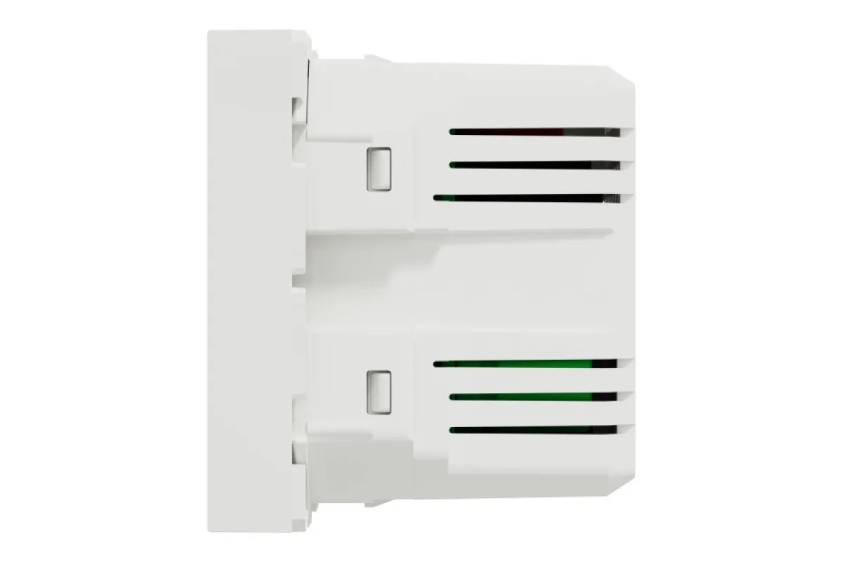Двойная USB розетка A+C белый (NU301818)