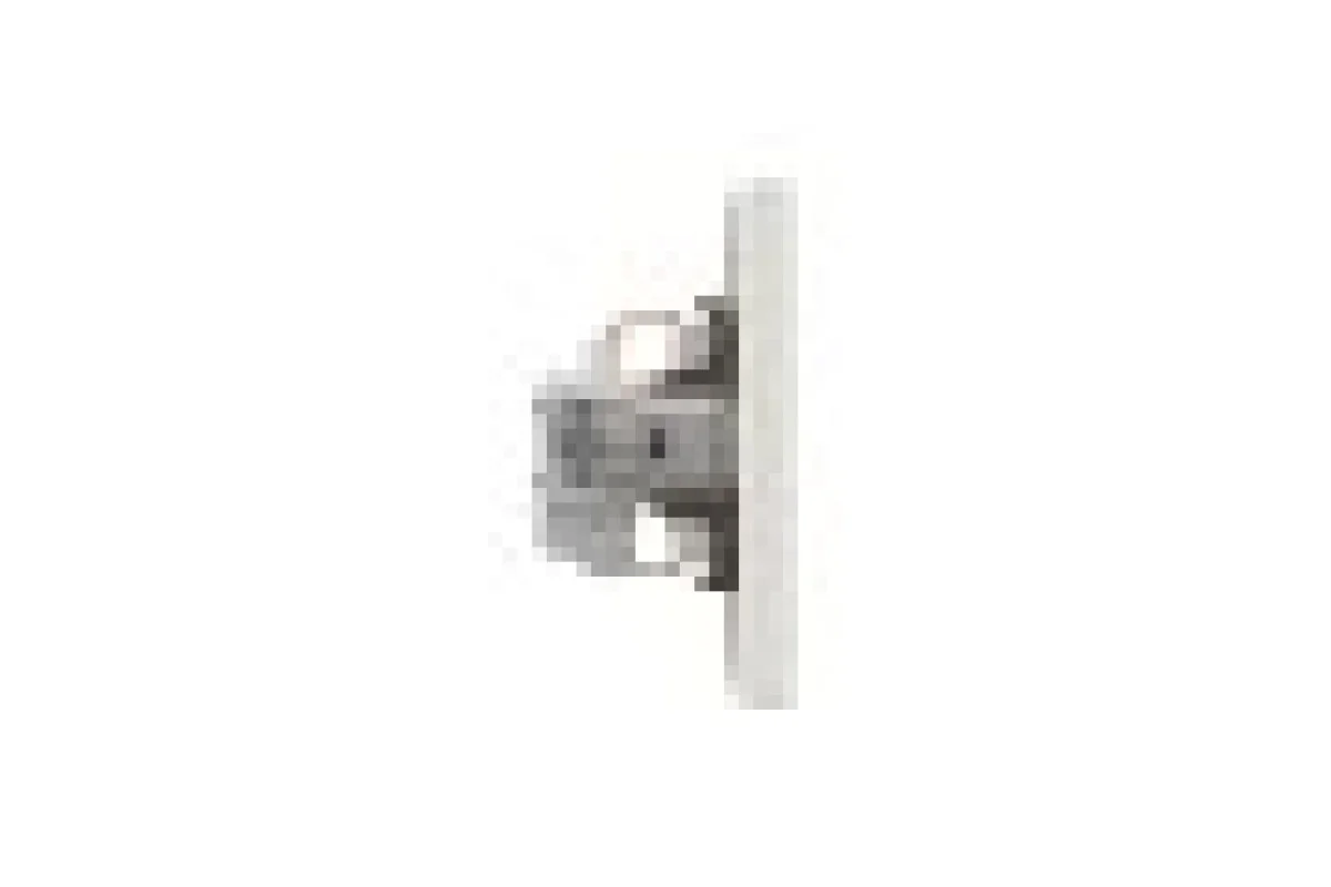 Розетка з заземленням з захисними шторками Крем Asfora (EPH2900223)