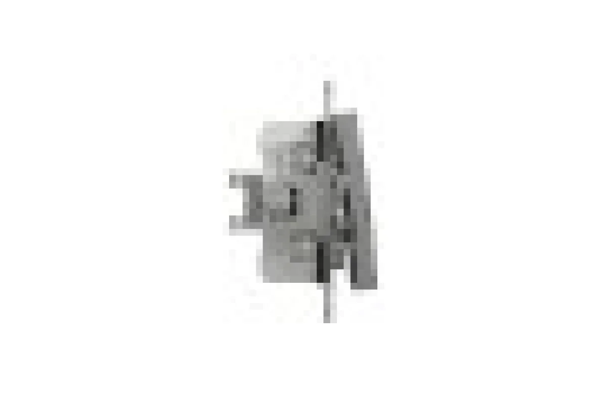 Выключатель двухклавишный самозажимной Asfora Антрацит (EPH0300171)