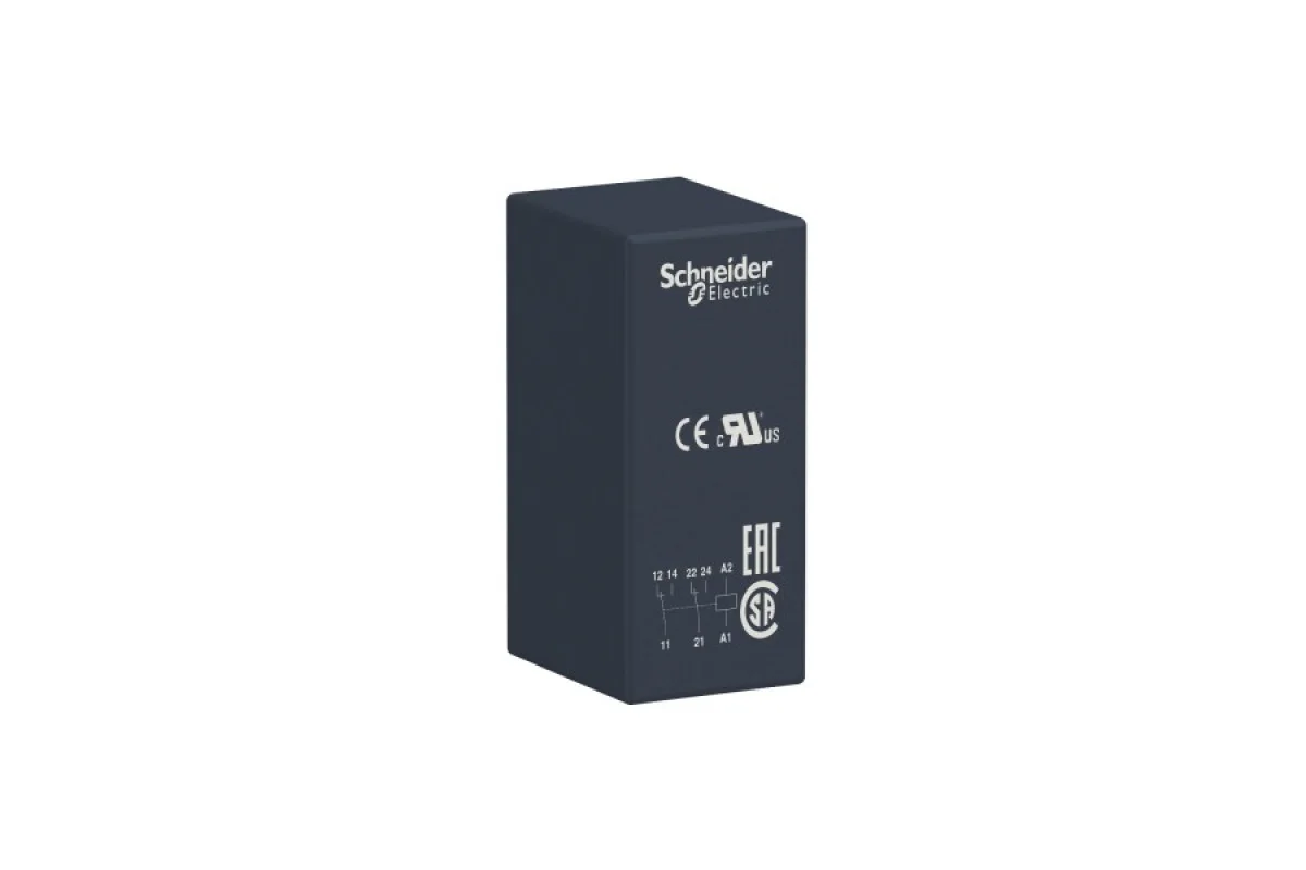 Реле інтерфейсне 2 CO, 24В, змінного струму (RSB2A080B7)