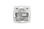 Розетка комп'ютерна RJ45 UTP категорія 5Е Asfora Алюміній (EPH4300161)