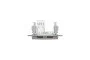 Розетка компьютерная RJ45 UTP категория 5Е Asfora Бронза (EPH4300169)