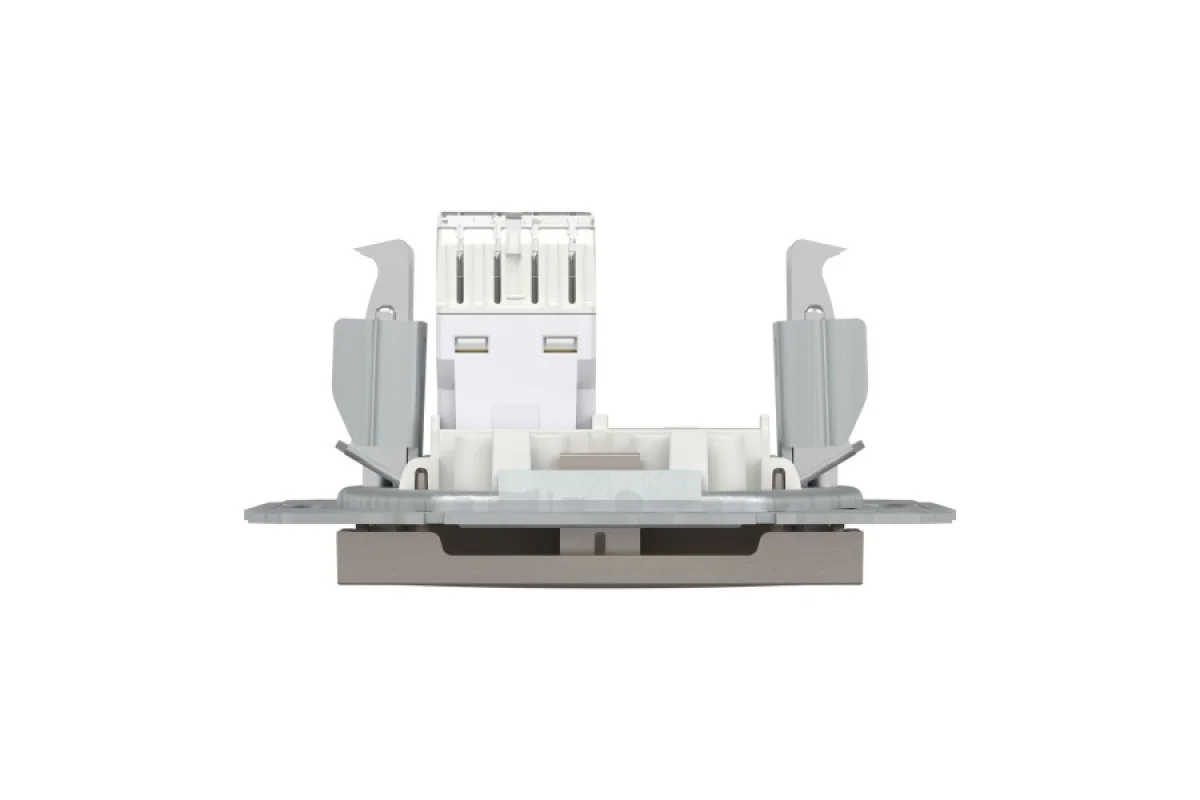 Розетка компьютерная RJ45 UTP категория 5Е Asfora Бронза (EPH4300169)
